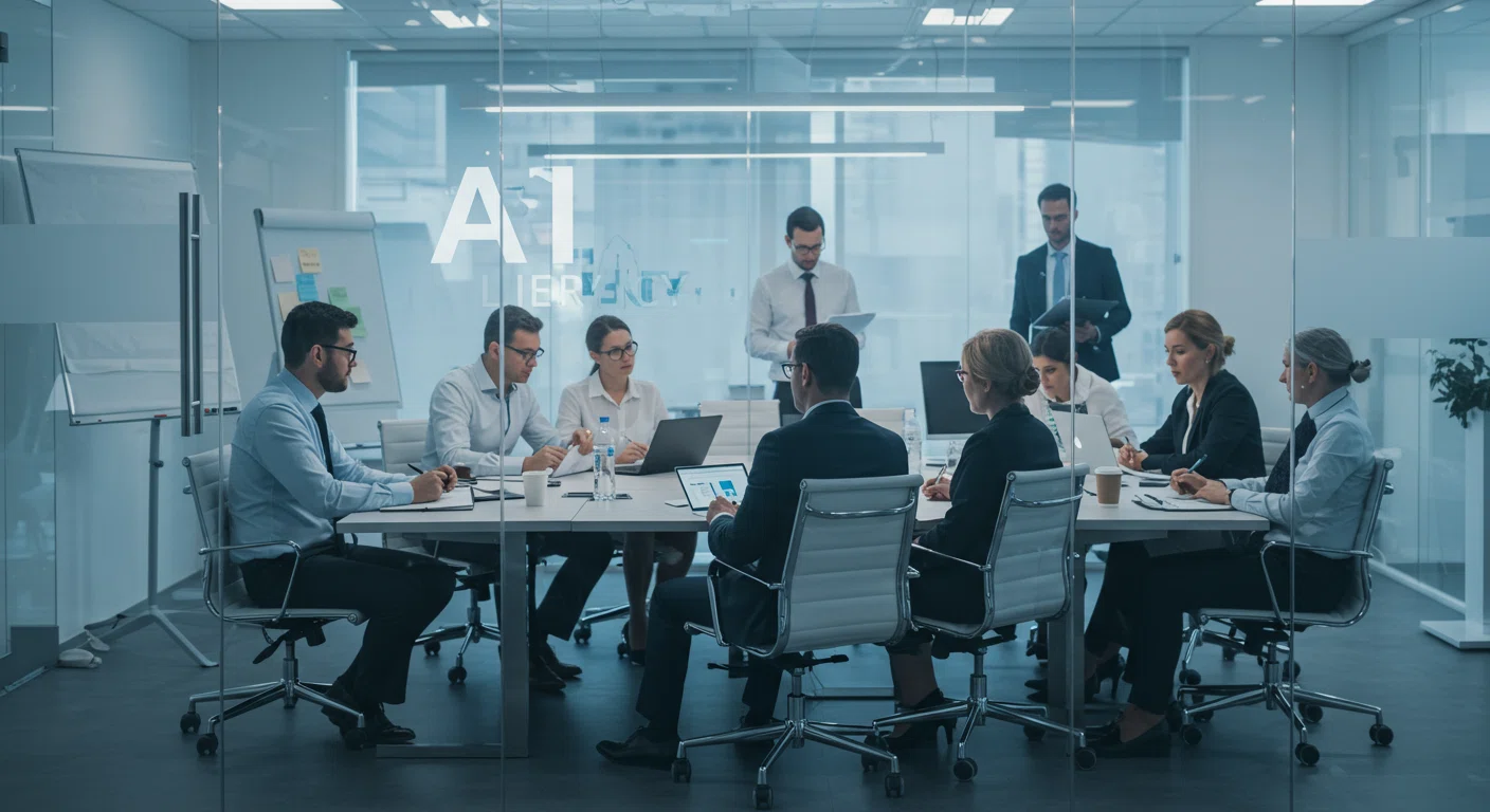 企業でのAIリテラシー研修の様子