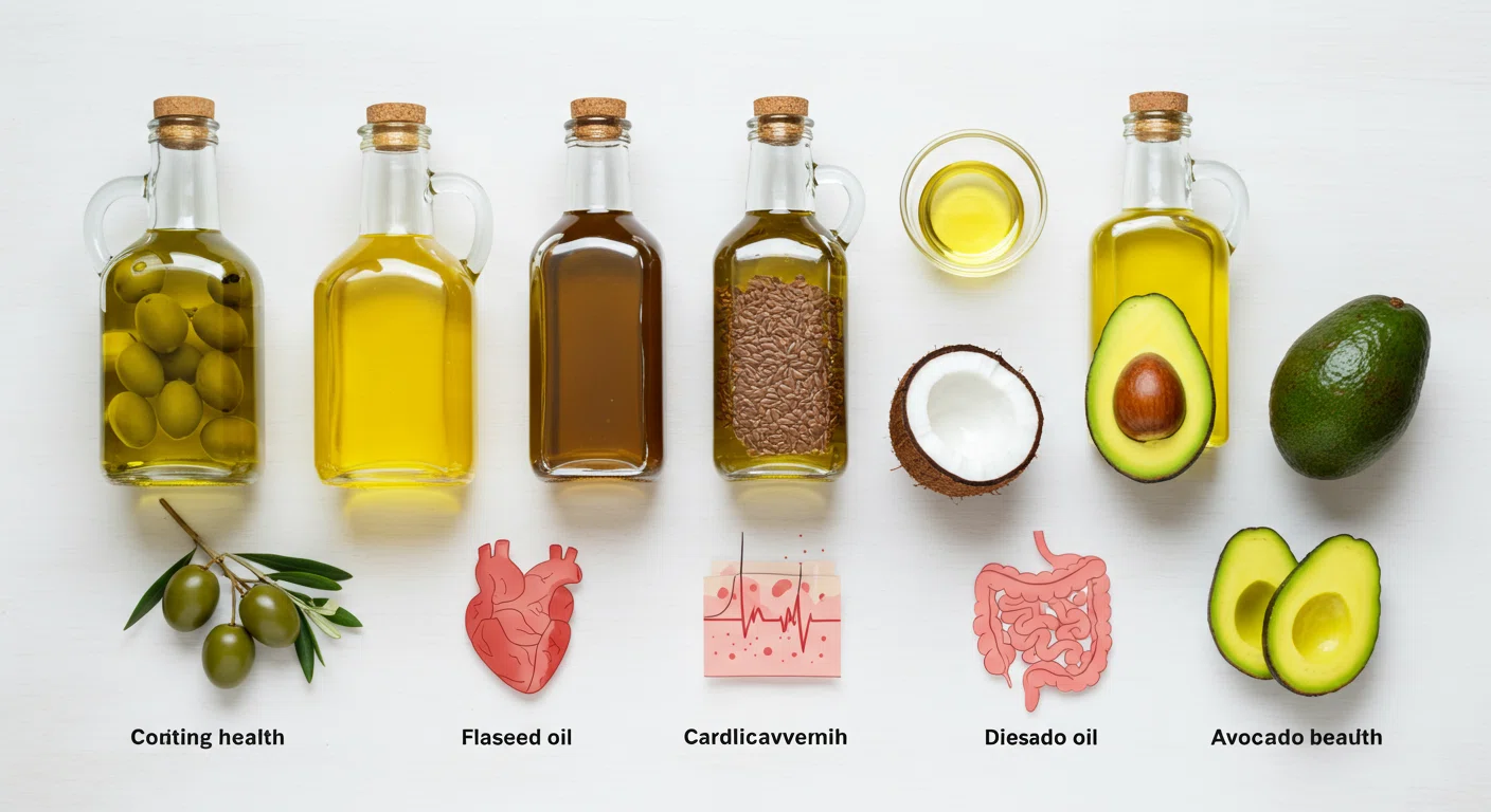 食用オイルの健康効果と選び方の図解