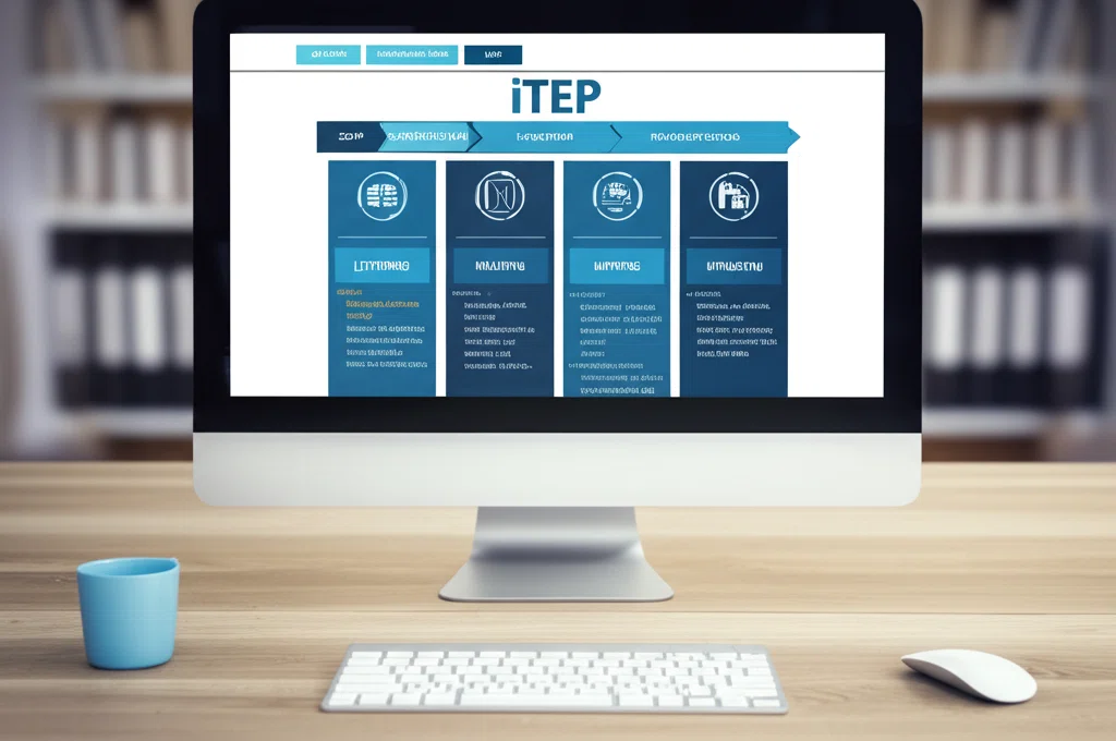 iTEPテスト画面のイメージ