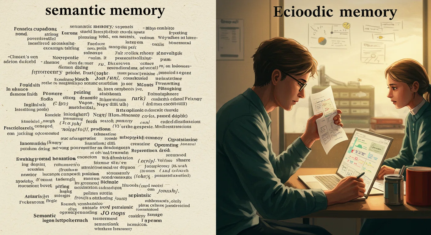 意味記憶とエピソード記憶の違い