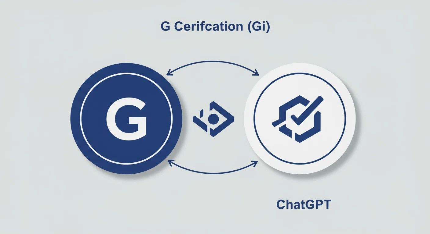 G検定とChatGPTの関係性を表す概念図
