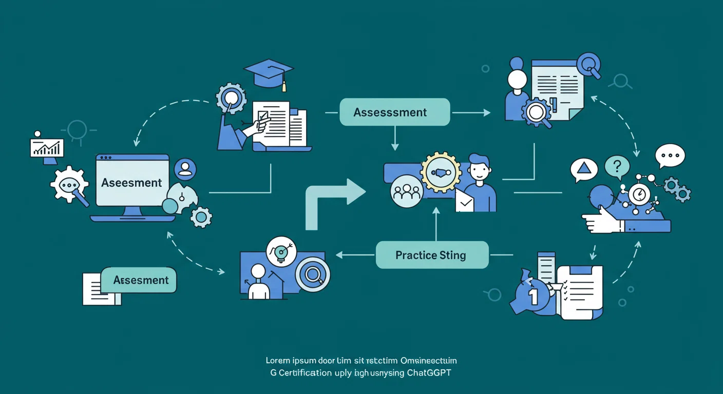 G検定学習の具体的なステップを示す図
