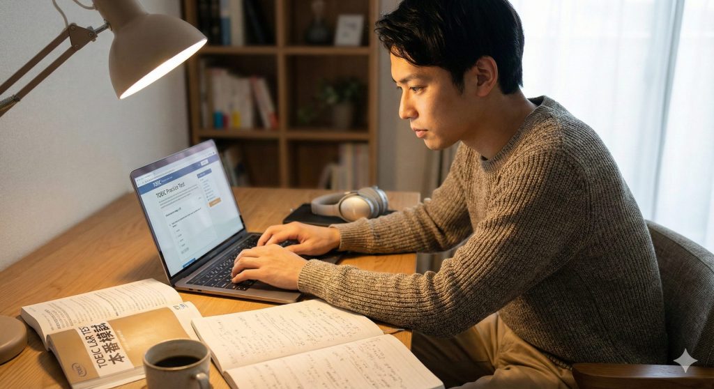 TOEIC SW対策の学習に取り組む社会人