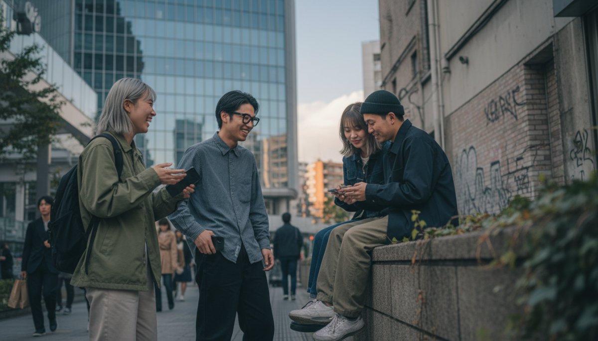 SNSを活用するZ世代の若者たち