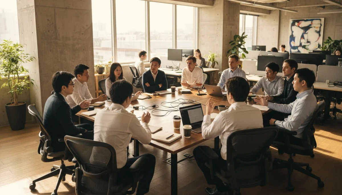 多様な人材が活躍する職場環境のイメージ
