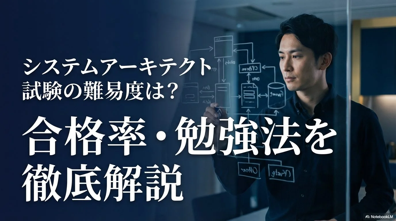 システムアーキテクト試験の難易度は？合格率・勉強法を徹底解説