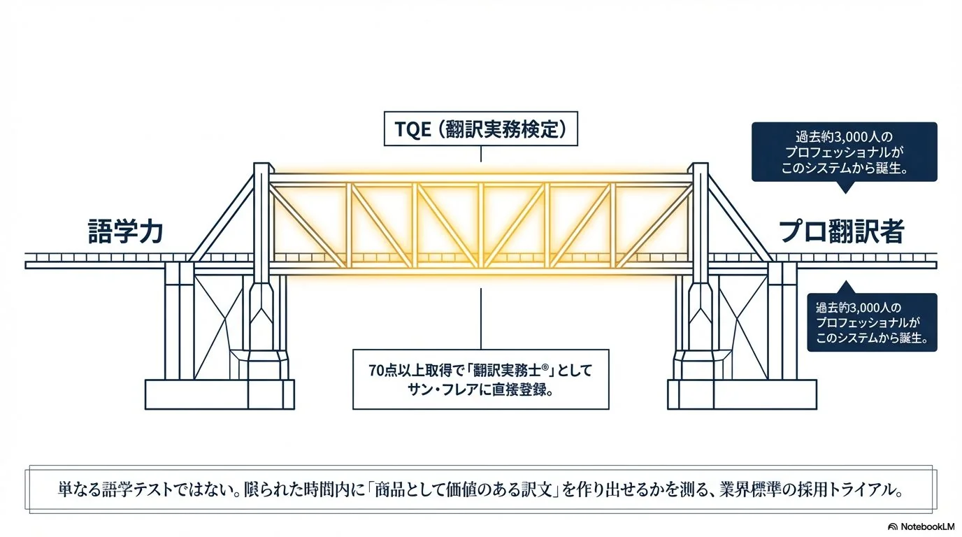 語学専攻者必見！翻訳実務検定(TQE)の合格率と独学での勉強法7ステップ