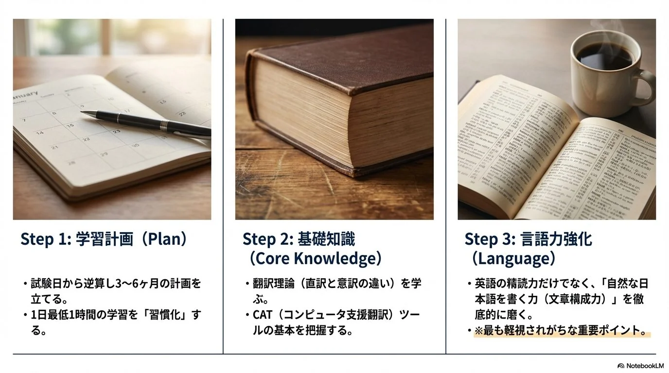 TQE独学合格のための7ステップ勉強法