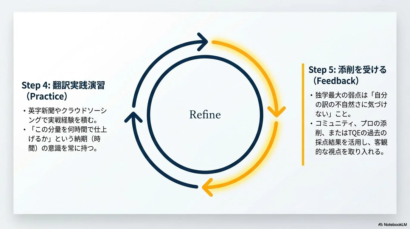 翻訳実践演習を積む